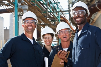 factory workers